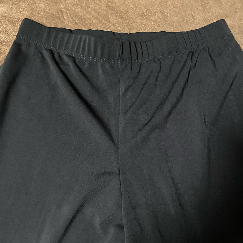 Black Wide-Leg Pants Susan Graver size medium - Picture 3 of 7